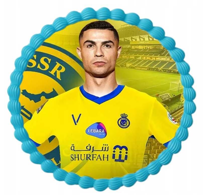 opłatek na tort ronaldo 20cm