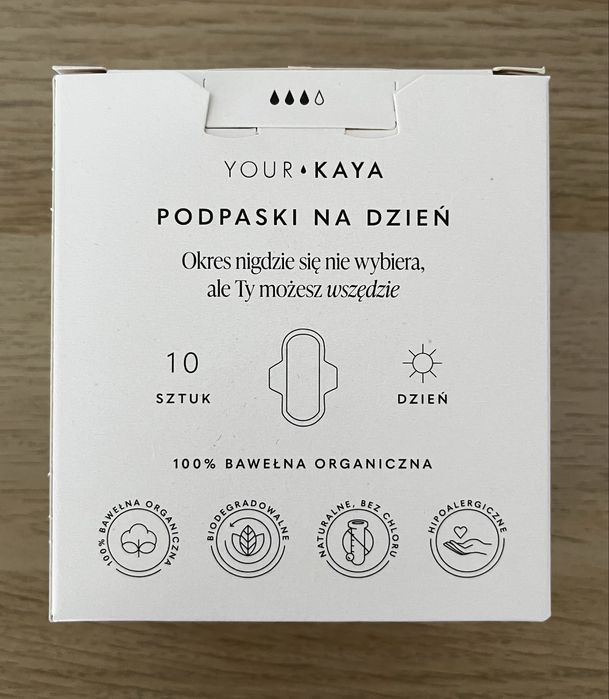 Podpaski Your Kaya: na dzień 1 op + na noc 1 op