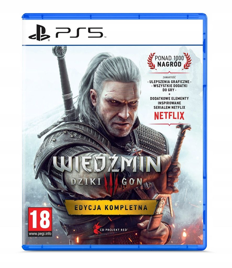 Wiedźmin 3 Dziki Gon Complete Edition Dubbing PL (PS5)