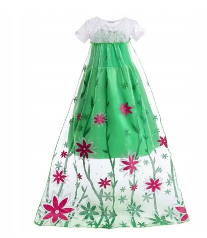 Strój pani wiosna 134 / 140 CM (Z METKI 140) plus dodatki