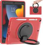 Etui do iPad 10.2” Pancerne z Obrotową Podstawką Czerwony