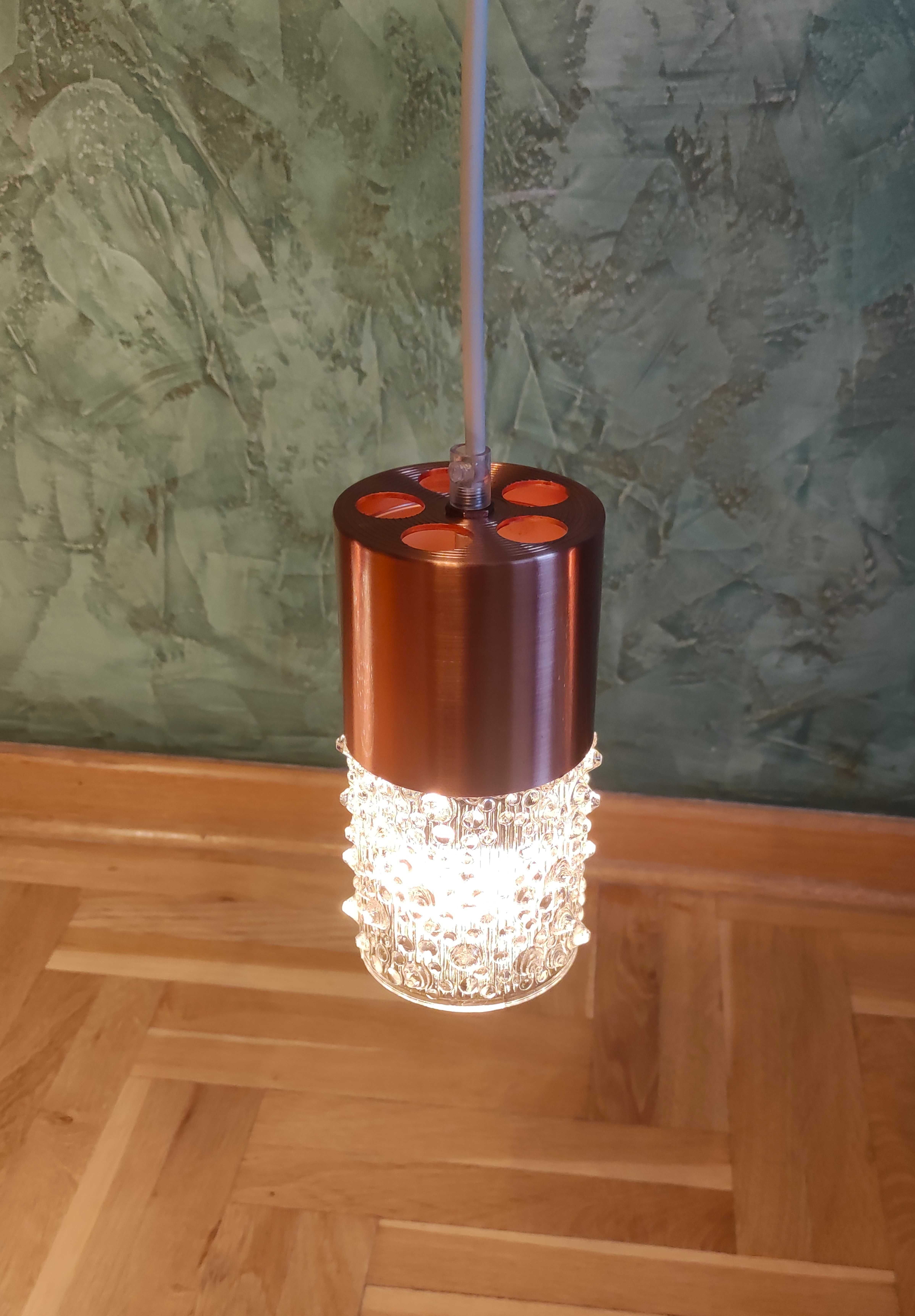 Lampy wisząca projekt  František Peceny PRL retro art deco vintage