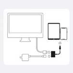 Joyroom adapter przejściówka ze złącza Lightning (męski) na cyfrowe HD