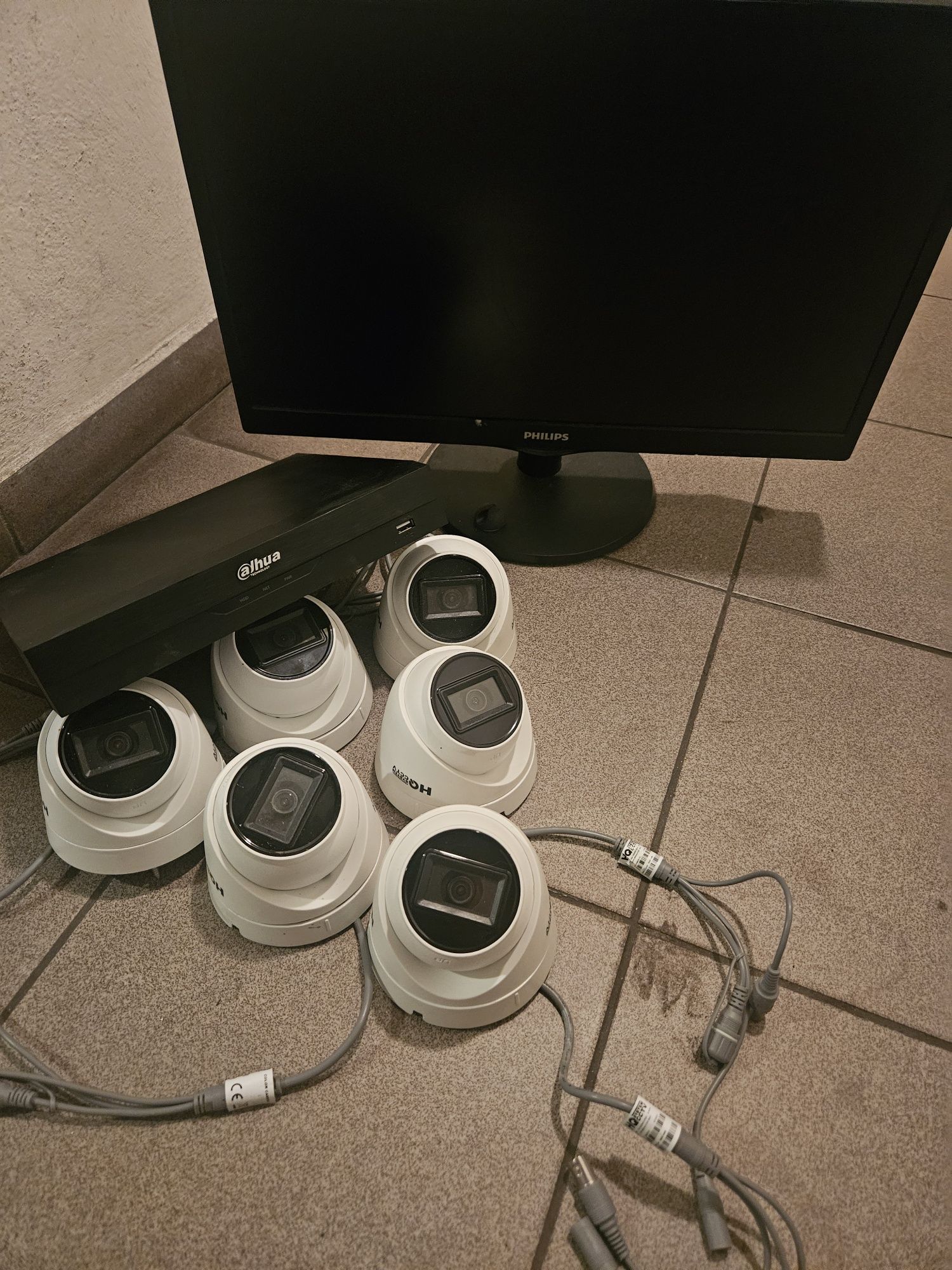 6 Kamer, monitoring, rejestrator alhua HQ system
