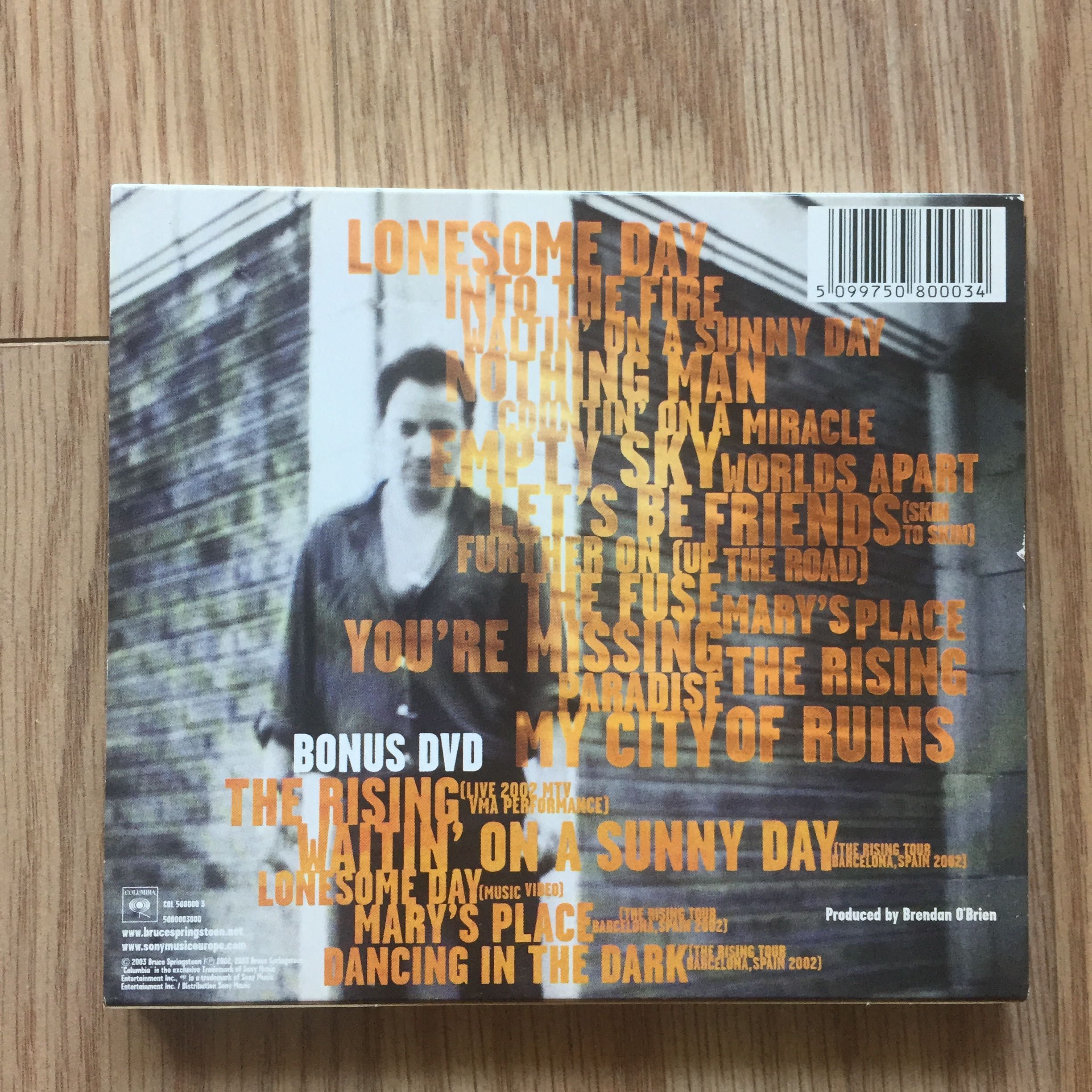 CD + DVD Bruce Springsteen The Rising