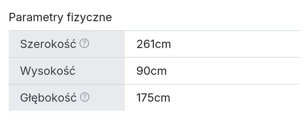 Narożnik z funkcją spania Agata Meble Paris Bardzo dobry stan Duży