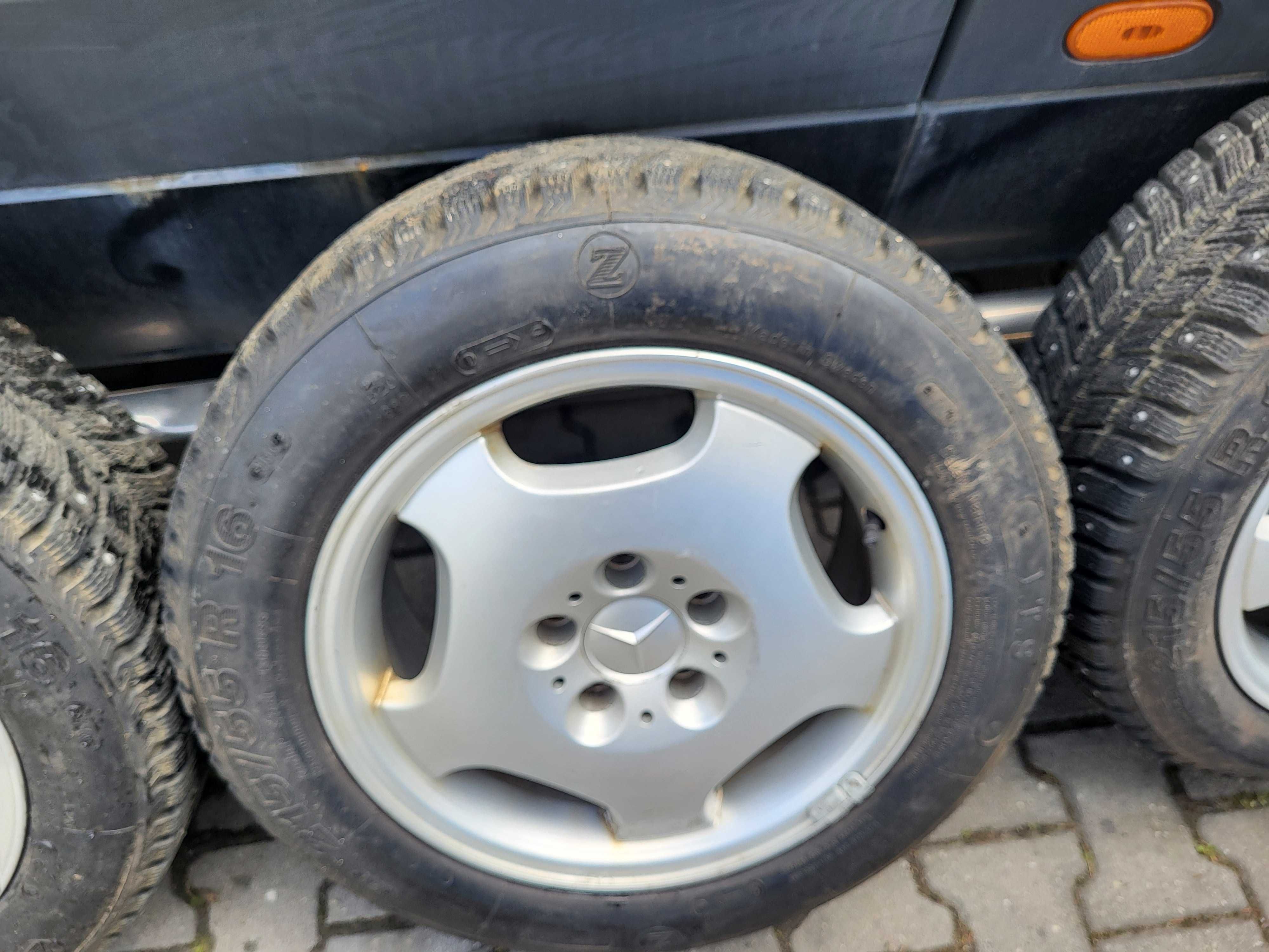 Koła Zima Mercedes 215/55 W140 W124 Alu felgi 16''