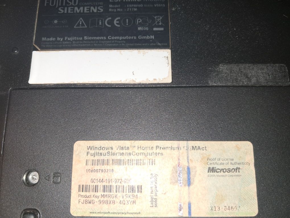 Computador portátil Fujitsu