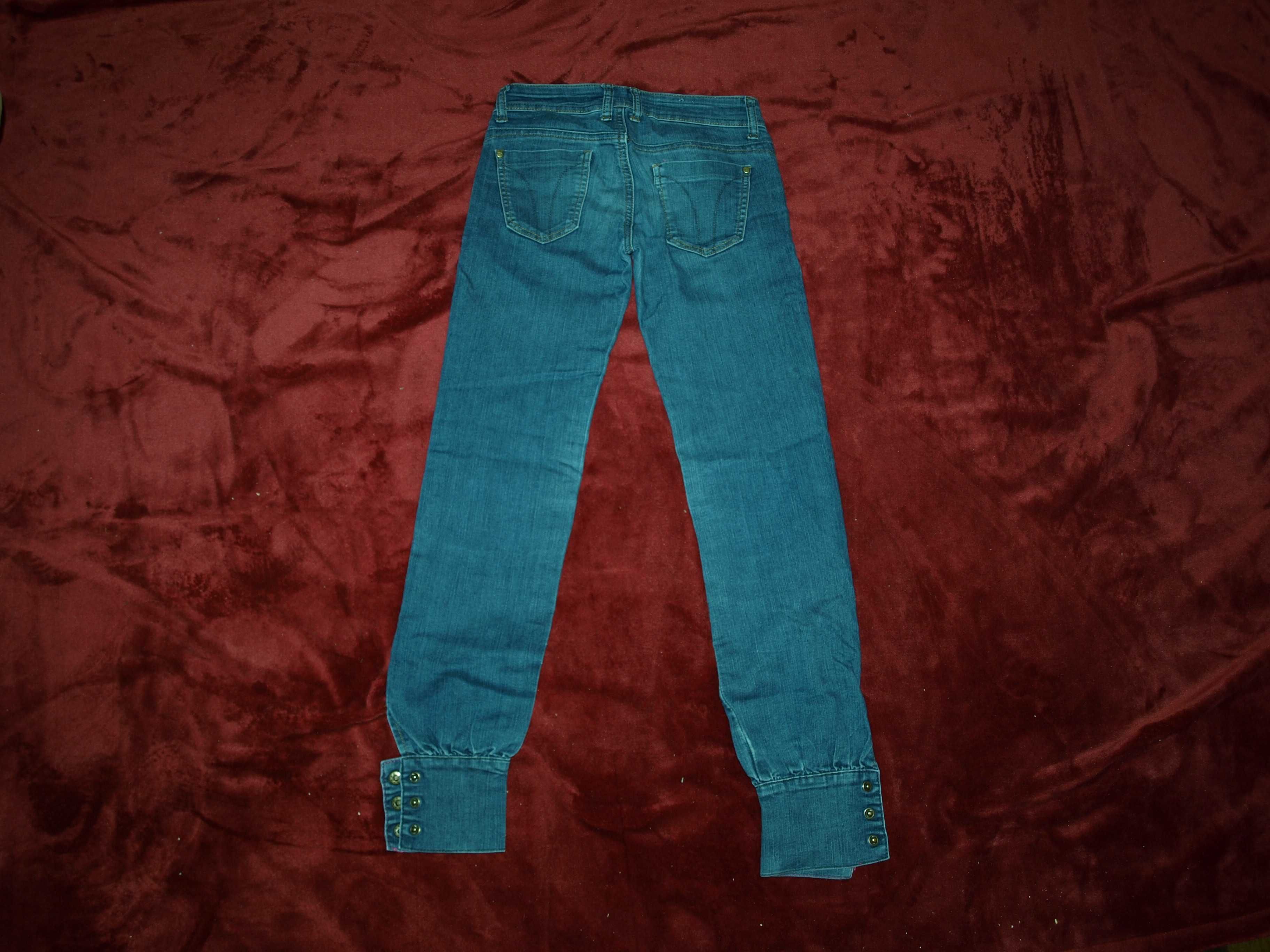 Tally Weijl Spodnie jeans dziewczęce z haftem R XXS 32