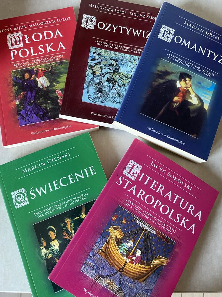 Leksykon literatury polskiej 5 części