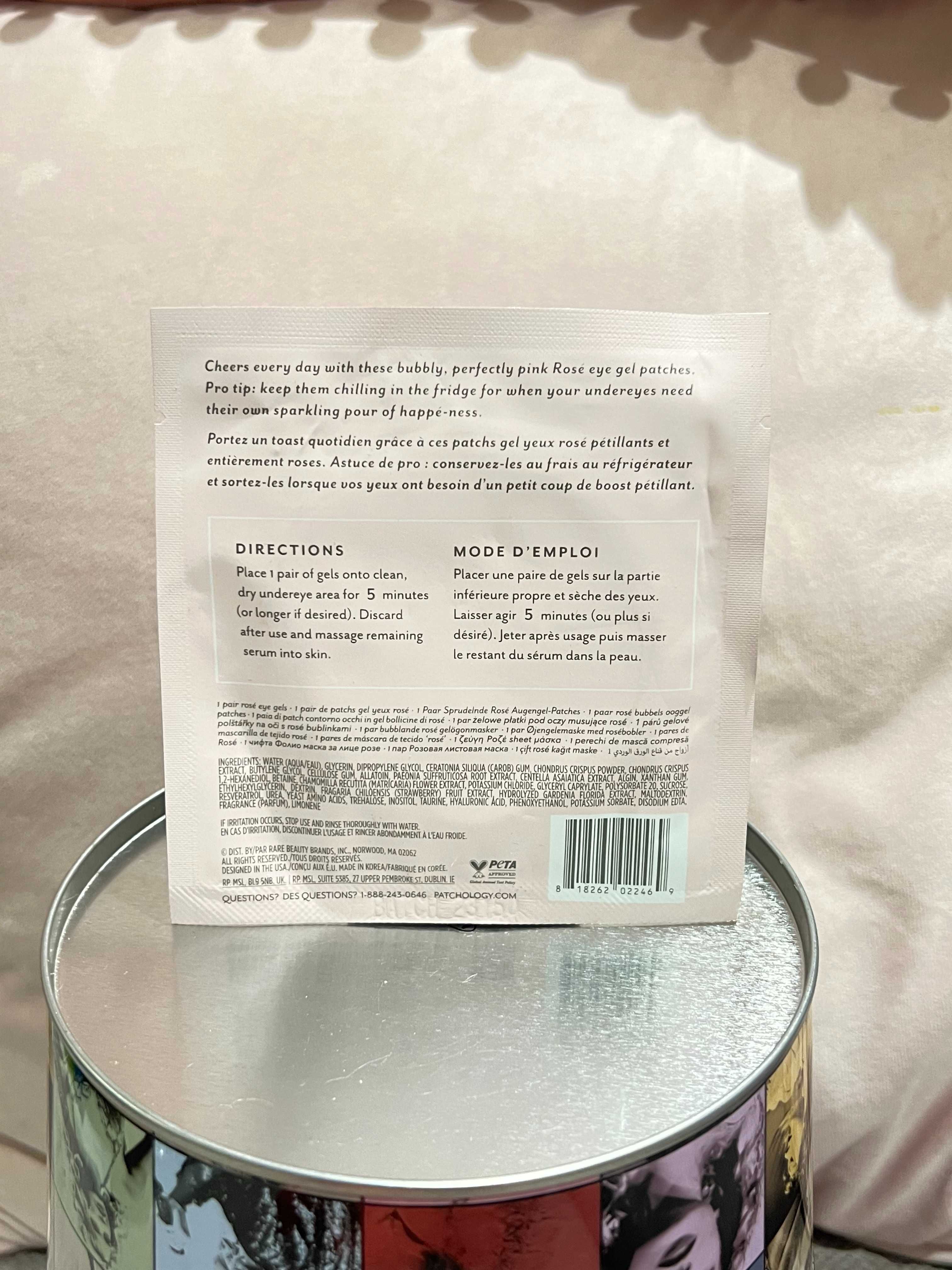 PATCHOLOGY Serve Chilled – Żelowe płatki pod oczy rosé nowe