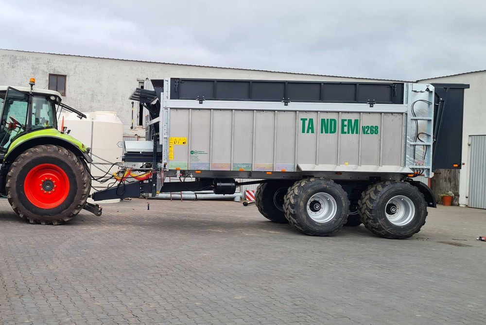 Przyczepa technologiczna z układem wypychającym Tandem - netto 198 tyś