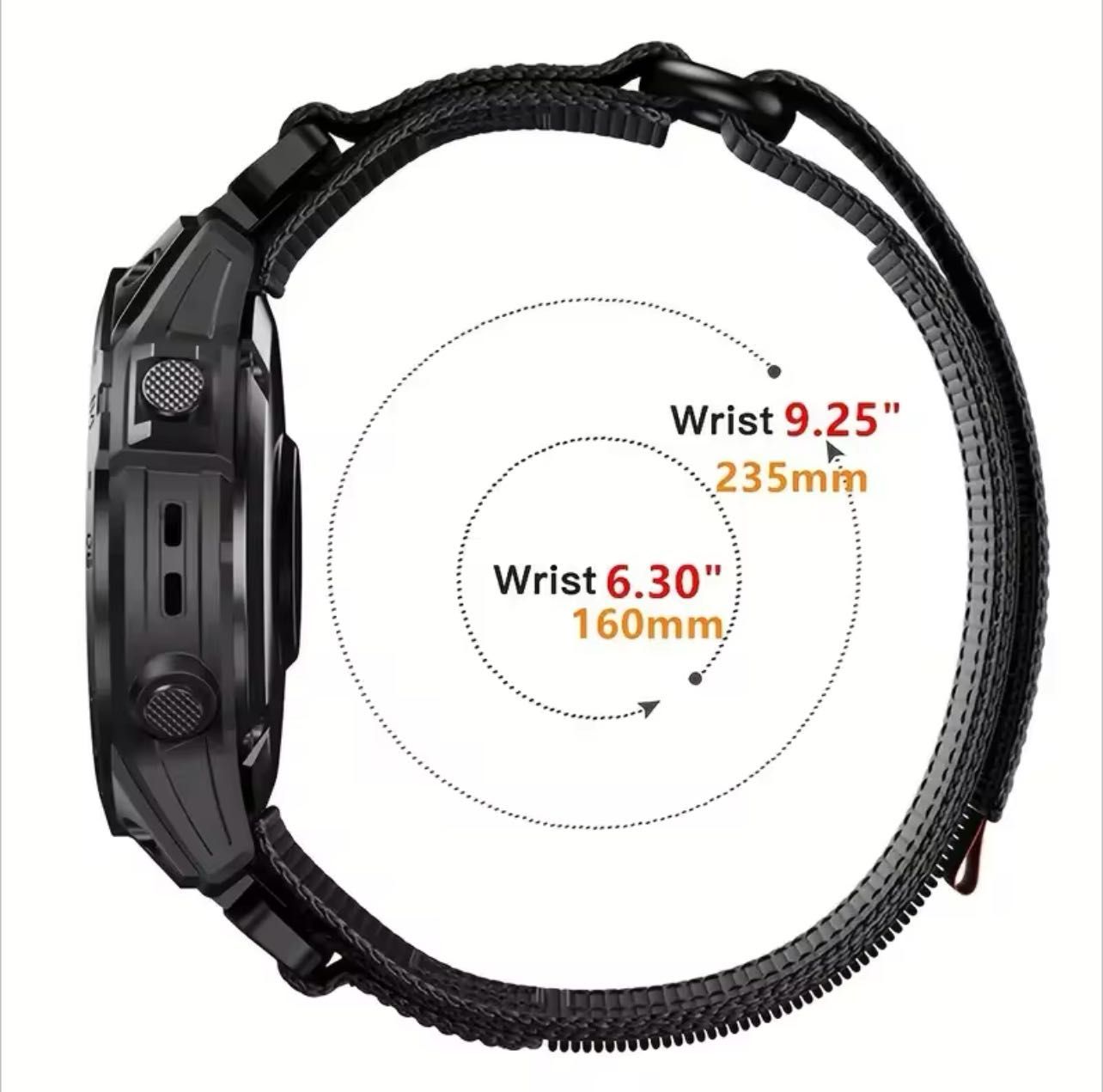 Нейлоновий ремінець на Garmin Quick Fit 22 26мм браслет ремінь на руку
