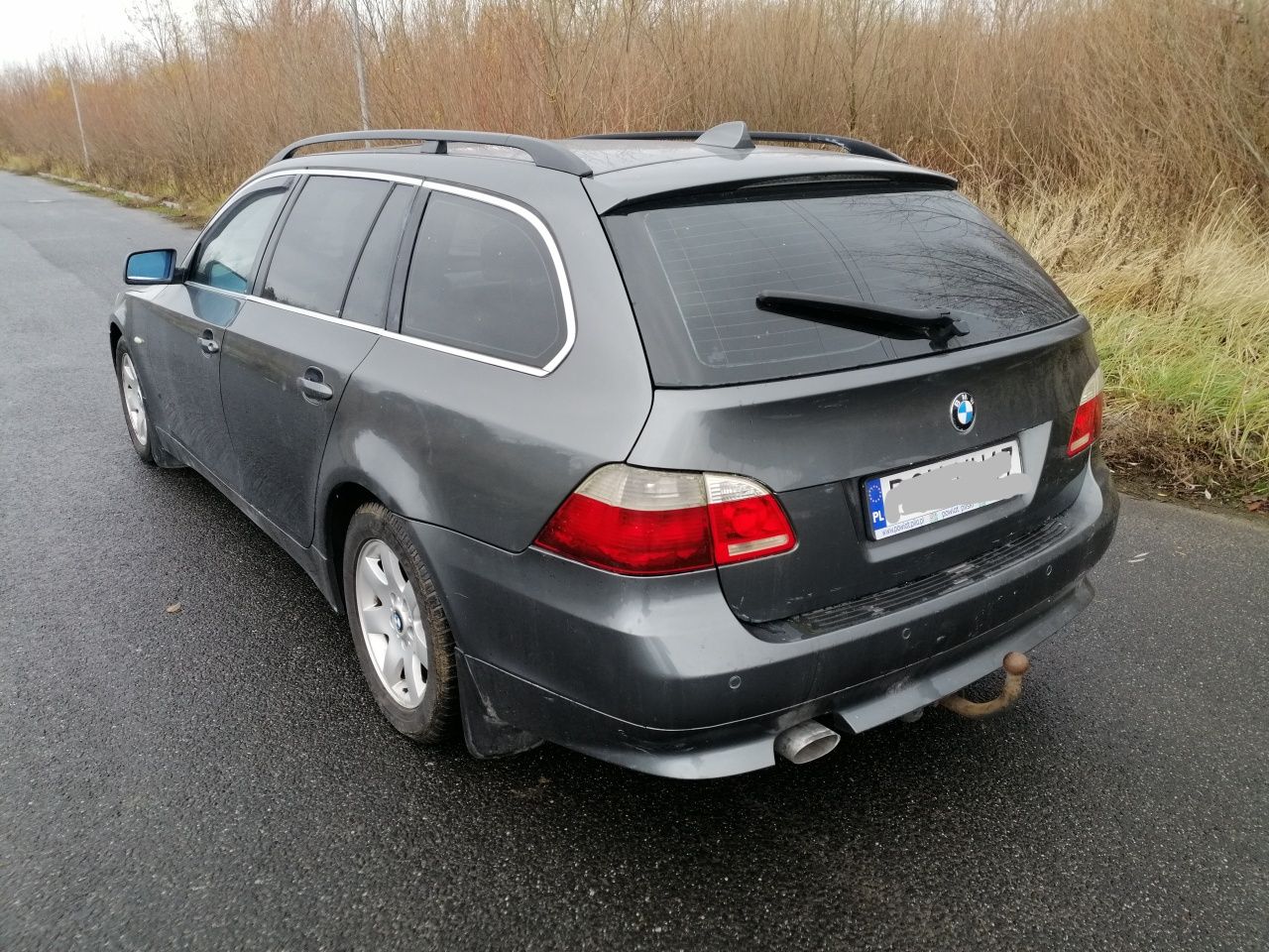 Bmw 520d e 60 e61 seria 5 czarne skóry panorama klima