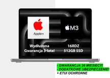 NOWY Apple MacBook Pro 14 M3 512GB 16RDZ Gray GW+UBEZP 3-LATA! FV23%