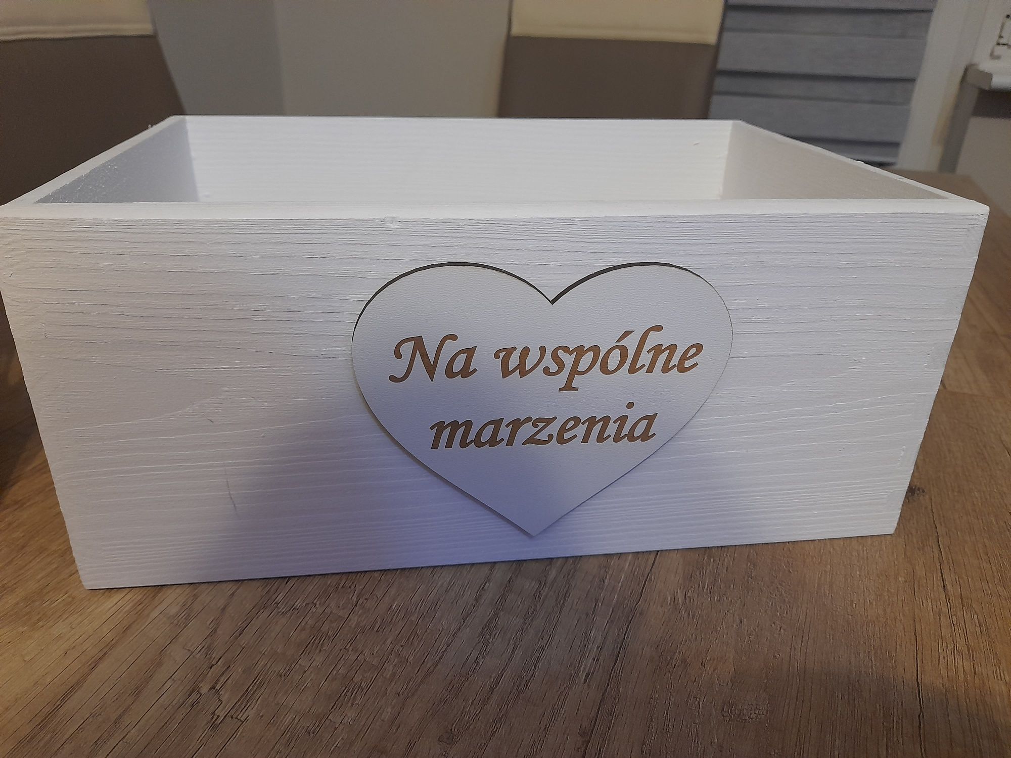 Skrzynki oczepinowe na wspolne marzenia i na podroz poslubna