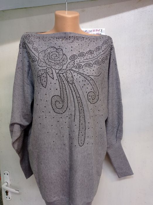 Кашемірова кофта-туніка