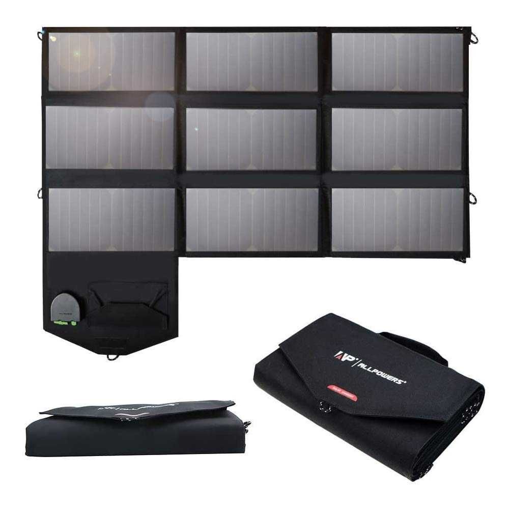 Painel solar 60w 12v campismo allpowers