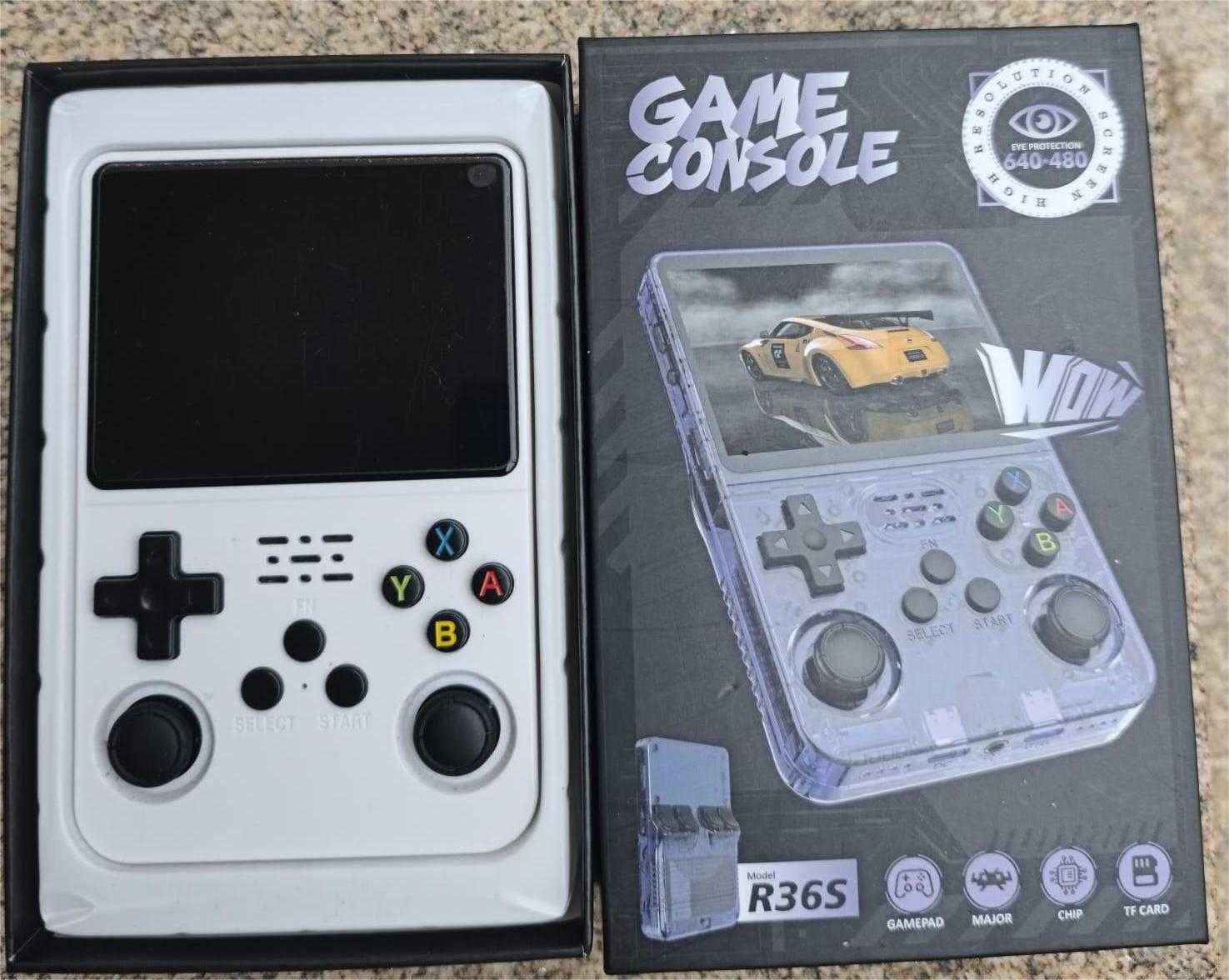 Consola de Jogos R36S (15000 jogos) — Como Nova!