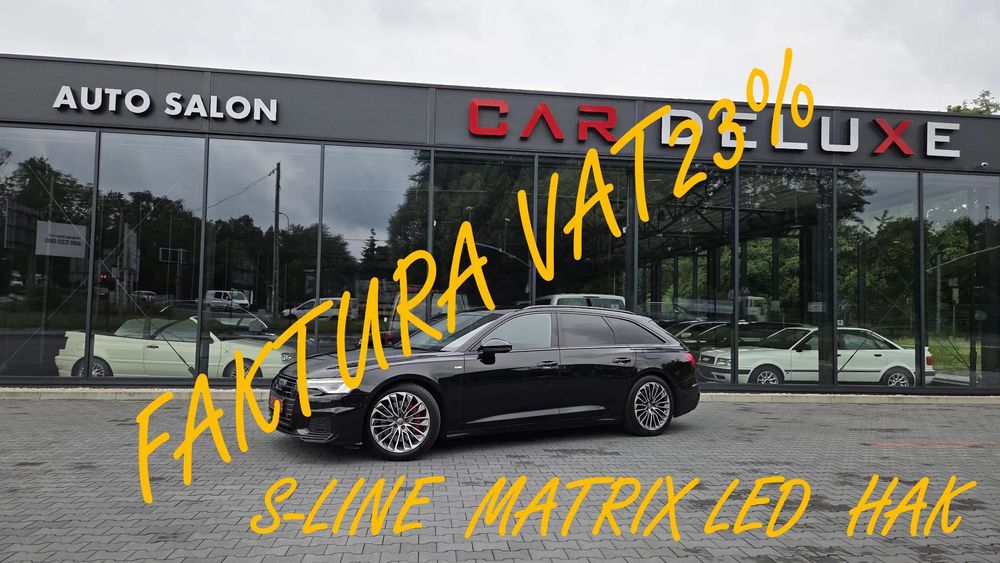 Audi A6 FV23% / 367KM / MATRIX / ALCANTARA / Alufelgi 19 / Virtual / Hak