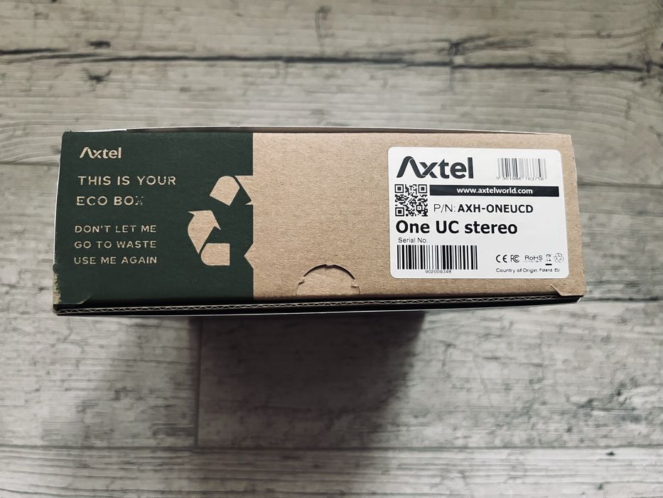 Słuchawki Axtel One UC Stereo USB-C/-A bezprzewodowe nauszne