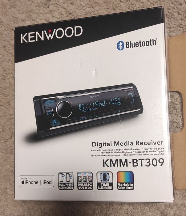 Аатомагнітола  Kenwood KMM-BT 309
