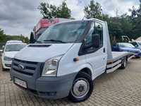 Ford Transit  2.4 116 KM. Poduszki, Bliźniak, Najazd 5.20 m, Laweta,