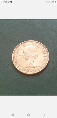 monety brytyjskiej Elżbieta II z 1959 r. - Wielka Brytania