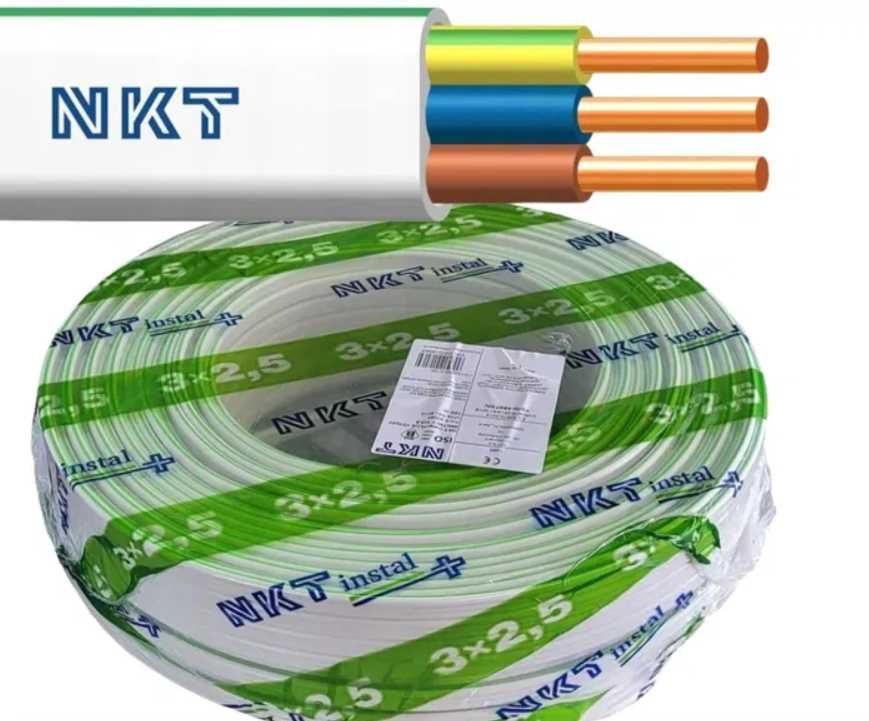 Przewód NKT YDYp 3x1,5 3x2,5 4x1,5 5x1,5 5x2,5 YDY YKY Kabel 5x4 5x6