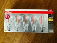Лампочки ЛЕД 5 шт. OSRAM Classic 6.0 Вт A60 E27 2700К з НІМЕТЧИНИ НОВА