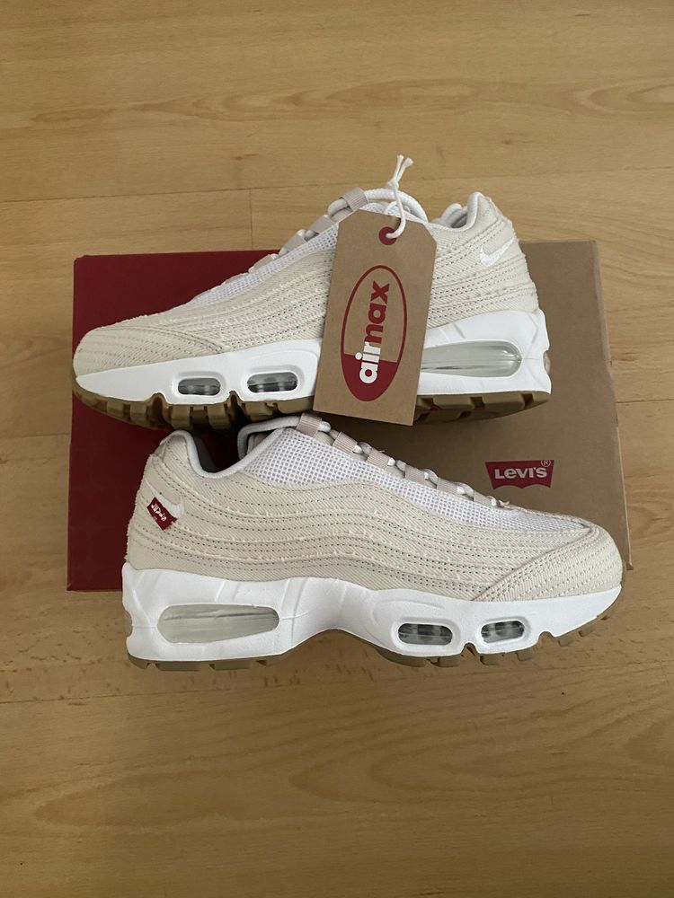 Nike Air Max 95 Levi's Light Orewood Brown Novos Caixa Tamanho 37,5