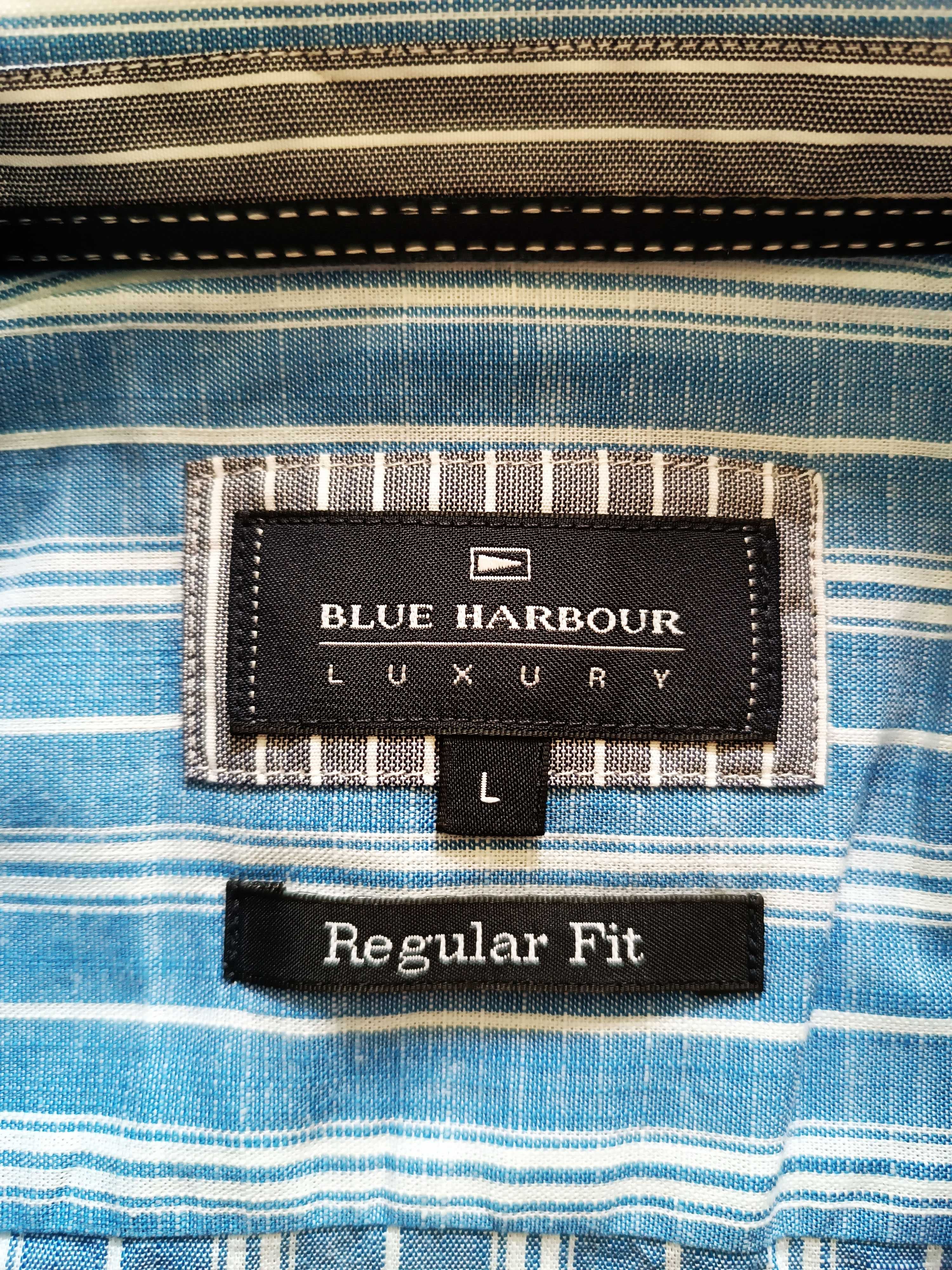 Рубашка Blue Harbour / Marks & Spencer. Luxury. Regular Fit. Размер XL