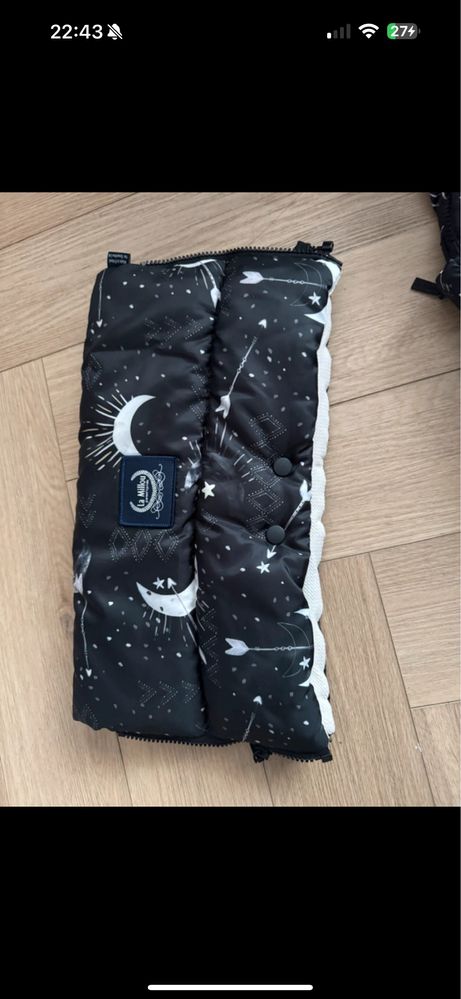 Śpiworek do wózka sanek combo LaMillou plus rękawica