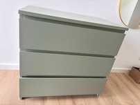 MALM COMODA VERDE 3 GAVETAS 80X78cm - IKEA