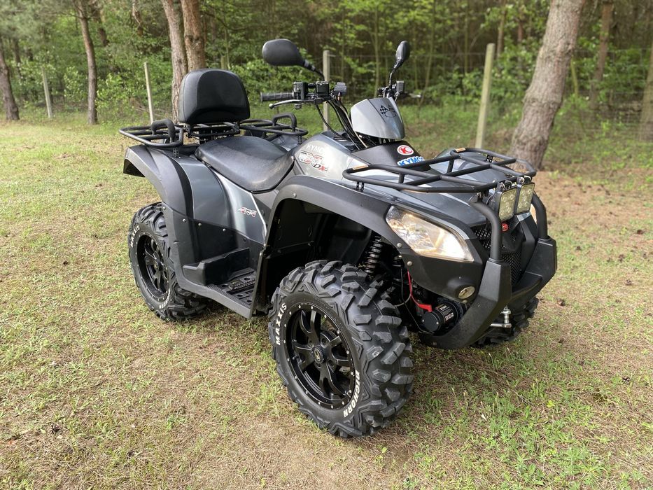Quad Kymco MXU IRS 500 DX 4x4  zarejestrowany sprowadzony. Ładny stan.