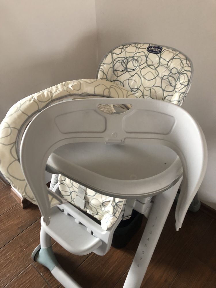 Chicco krzesełko do karmienia Polly Progres 5 w 1, wielofunkcyjne.