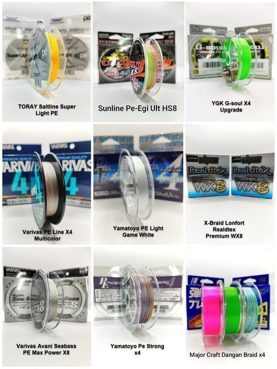 Шнур Squid Mania,X-braid,Gosen,Duel,Yamatoyo,та інші...