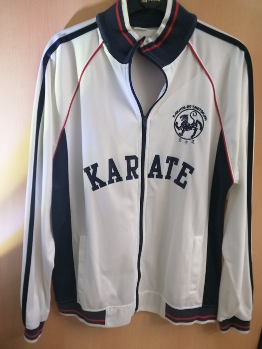 Casaco branco gravado karaté original