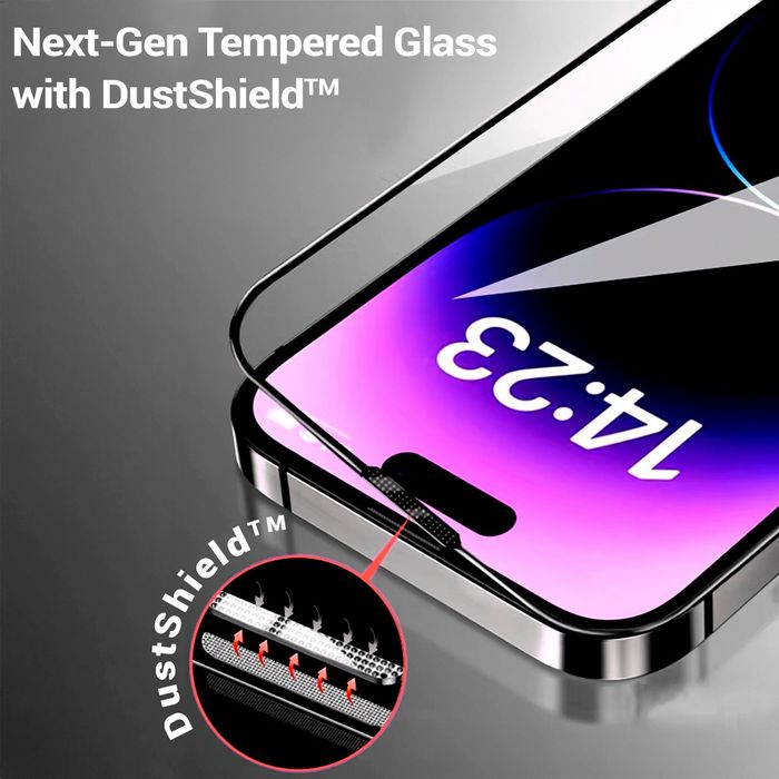 Hartowane szkło Tel Protect 10X Privacy Titanium do Iphone 16 Pro Max