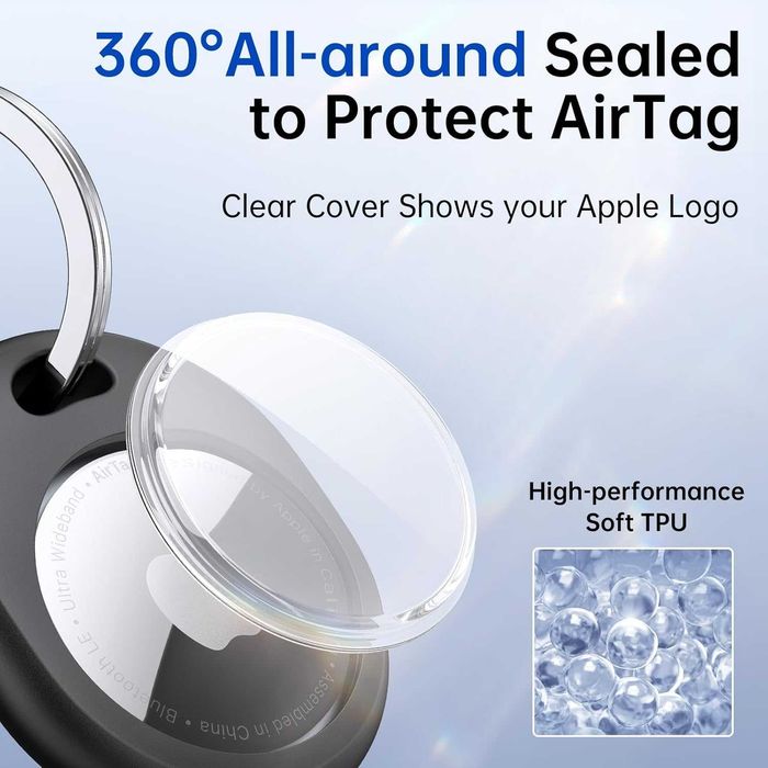 4-pak Etui na Air Tag AirTag odporne na wstrząsy i zarysowania