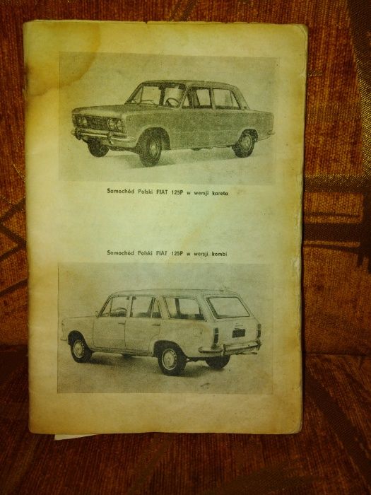 polski Fiat 125 kombi 1971 instrukcja obsługi