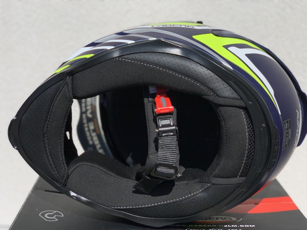 Kask motocyklowy Caberg Avalon Forge rozmiar L, Blenda, FLUO!
