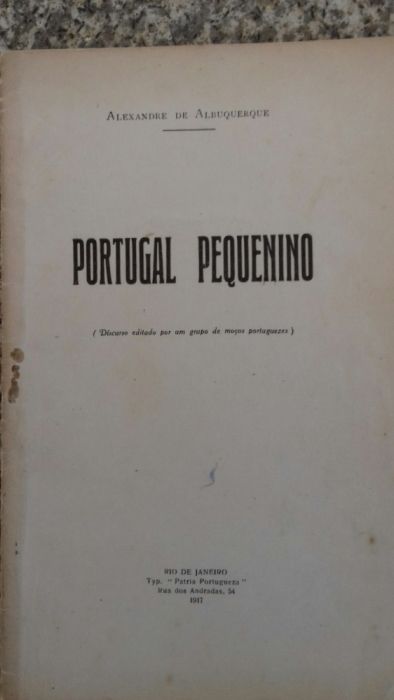 Quatro opúsculos com dedicatórias dos autores