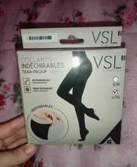 Meias Collants L/XL novas semi opacas - anti rasgao