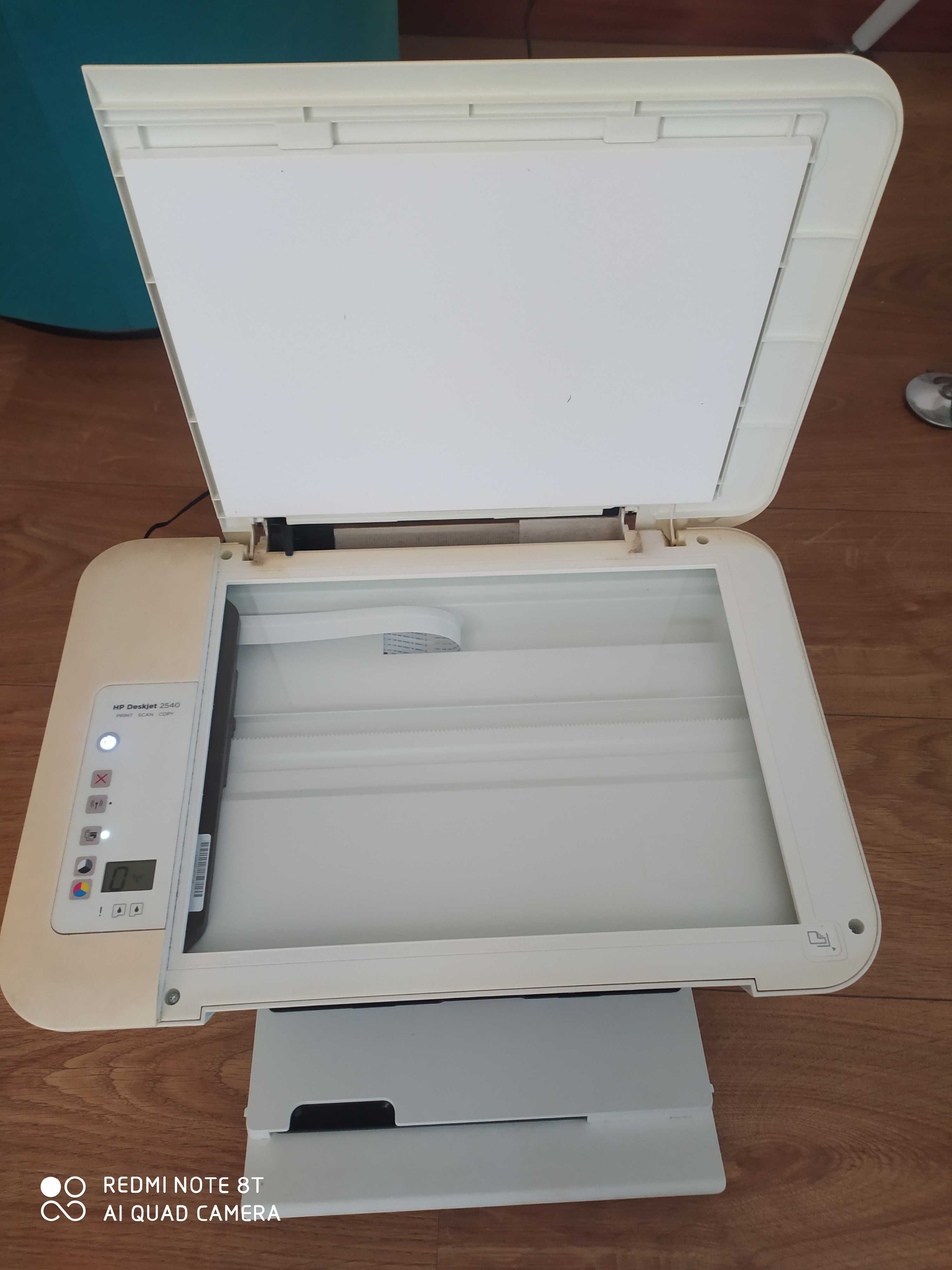 Impressora, fotocopiadora e scan a cores e preto HP deskjet 2540