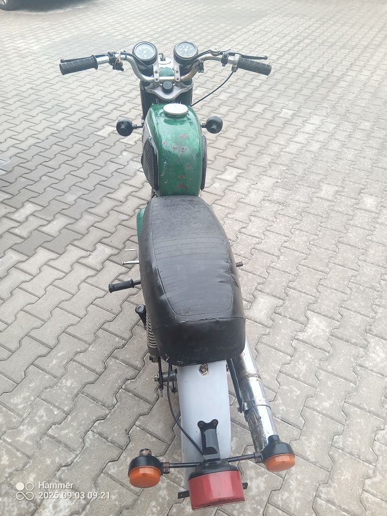 Mz-etz ts paląca jeżdżąca