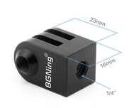 Aluminiowy Mini uchwyt do statywu do GoPro Insta360 DJI Osmo Action