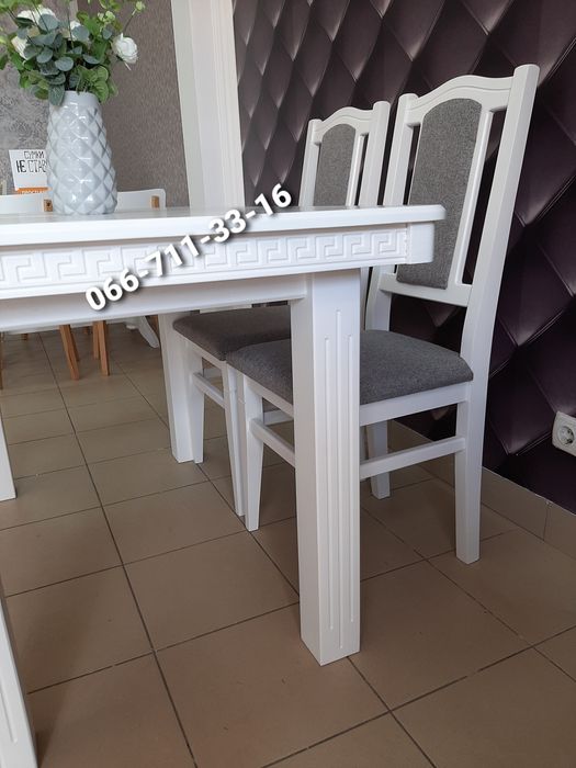 Стіл ЄВРОПА. Деревянный стол ЕВРОПА. Прямоугольный кухонный стол на че