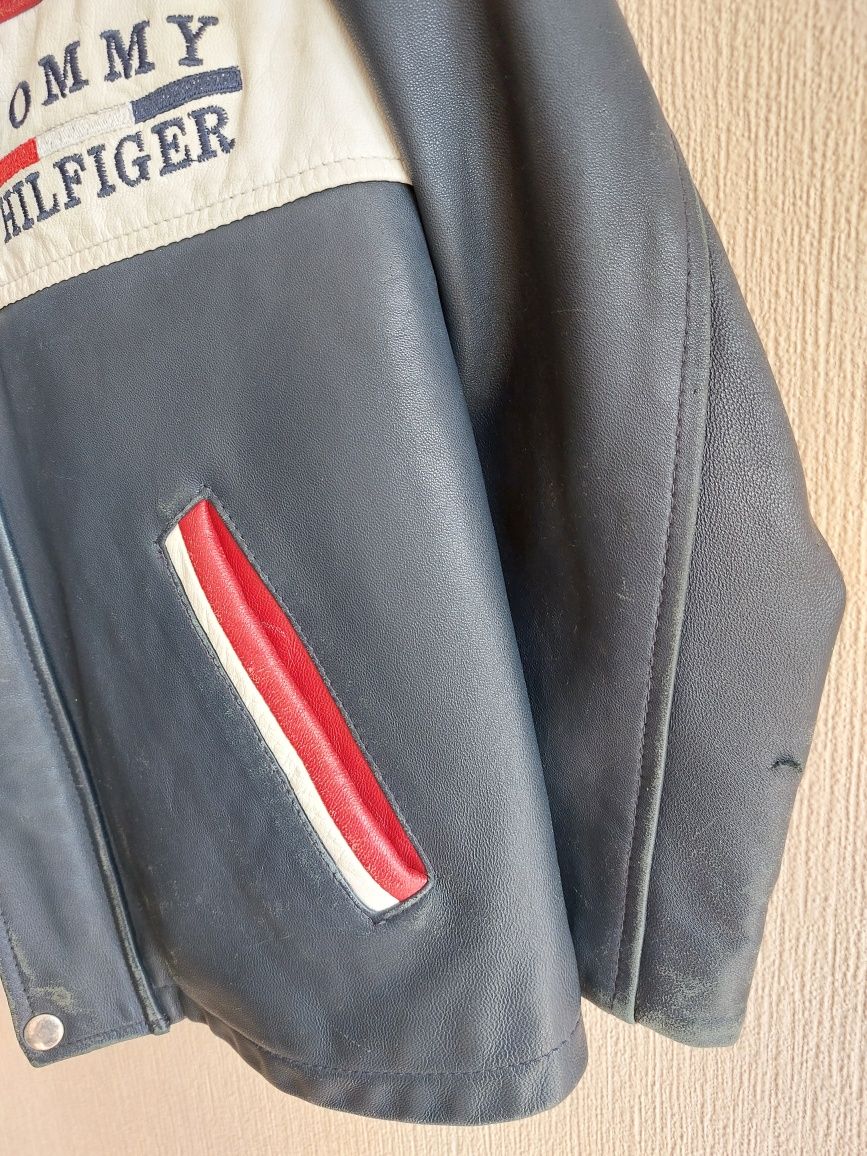 Кожаная куртка Tommy Hilfiger original