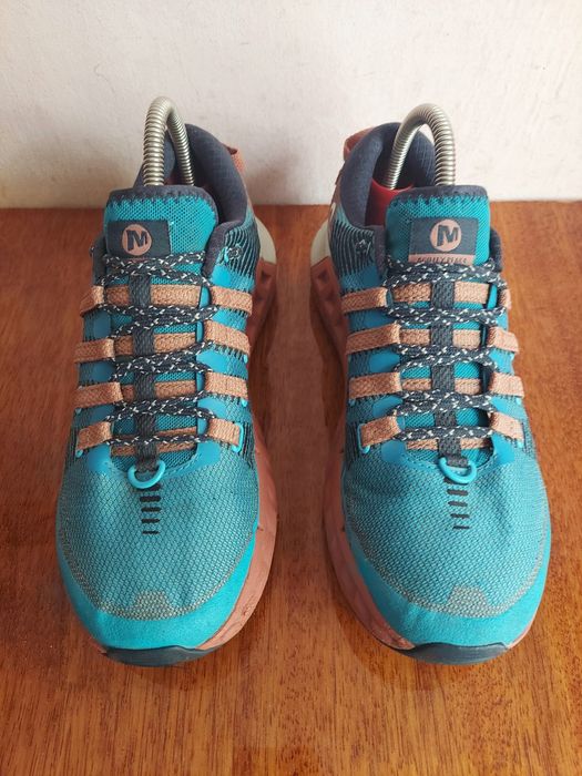 Кроссовки трекінгові бігові MERRELL AGILITY PEAK 4 Gore-Tex vibram ори